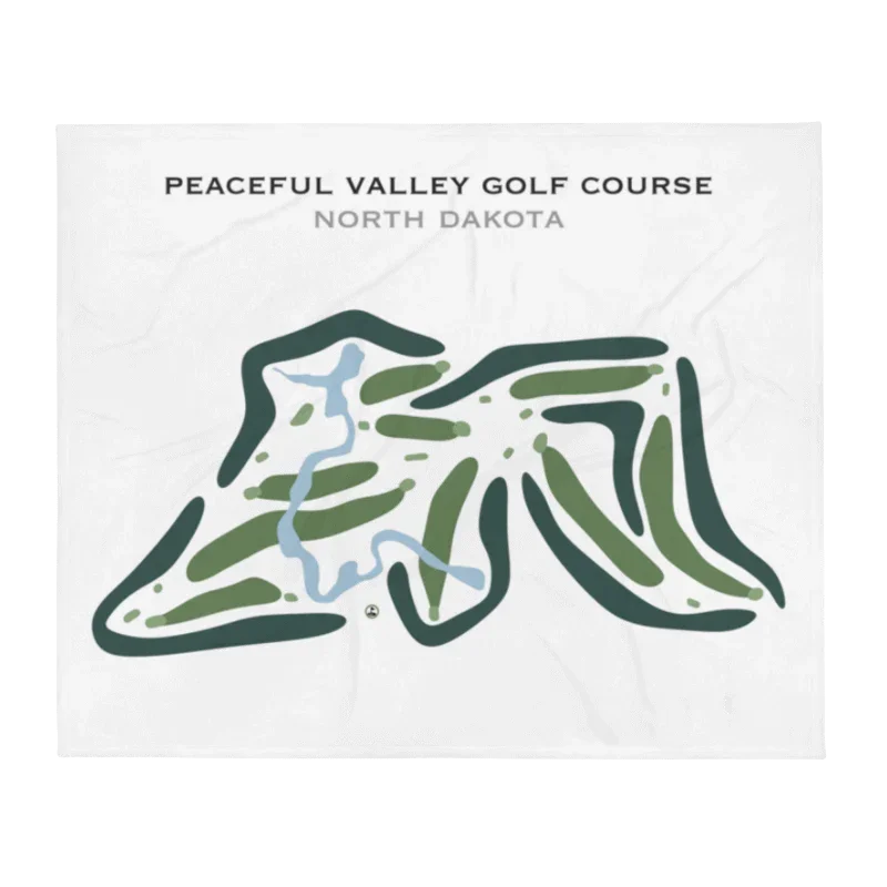 Peaceful Valley Golf Course, North Dakota - Printed Golf Courses