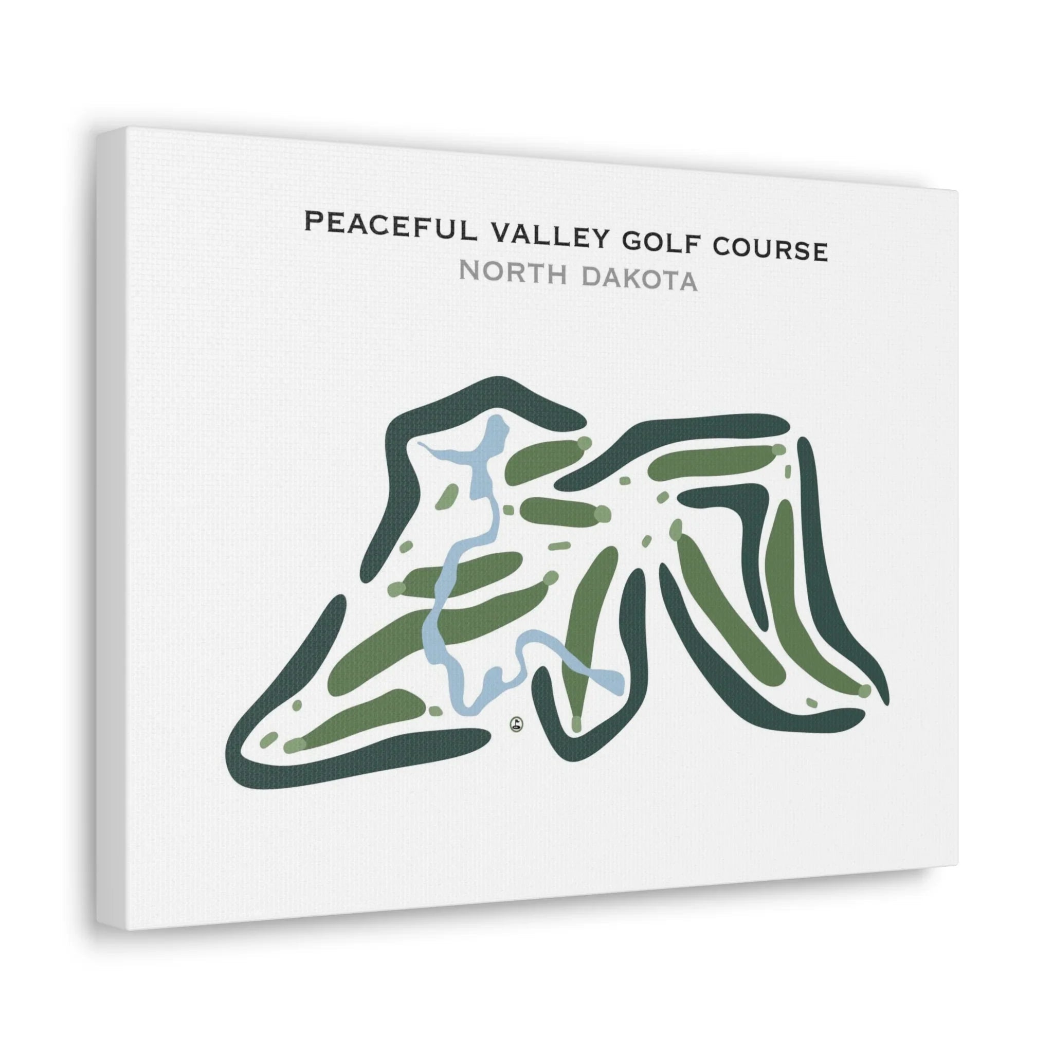 Peaceful Valley Golf Course, North Dakota - Printed Golf Courses