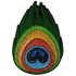 ReadyGolf: Glitter Ball Marker & Hat Clip - Peacock Feather