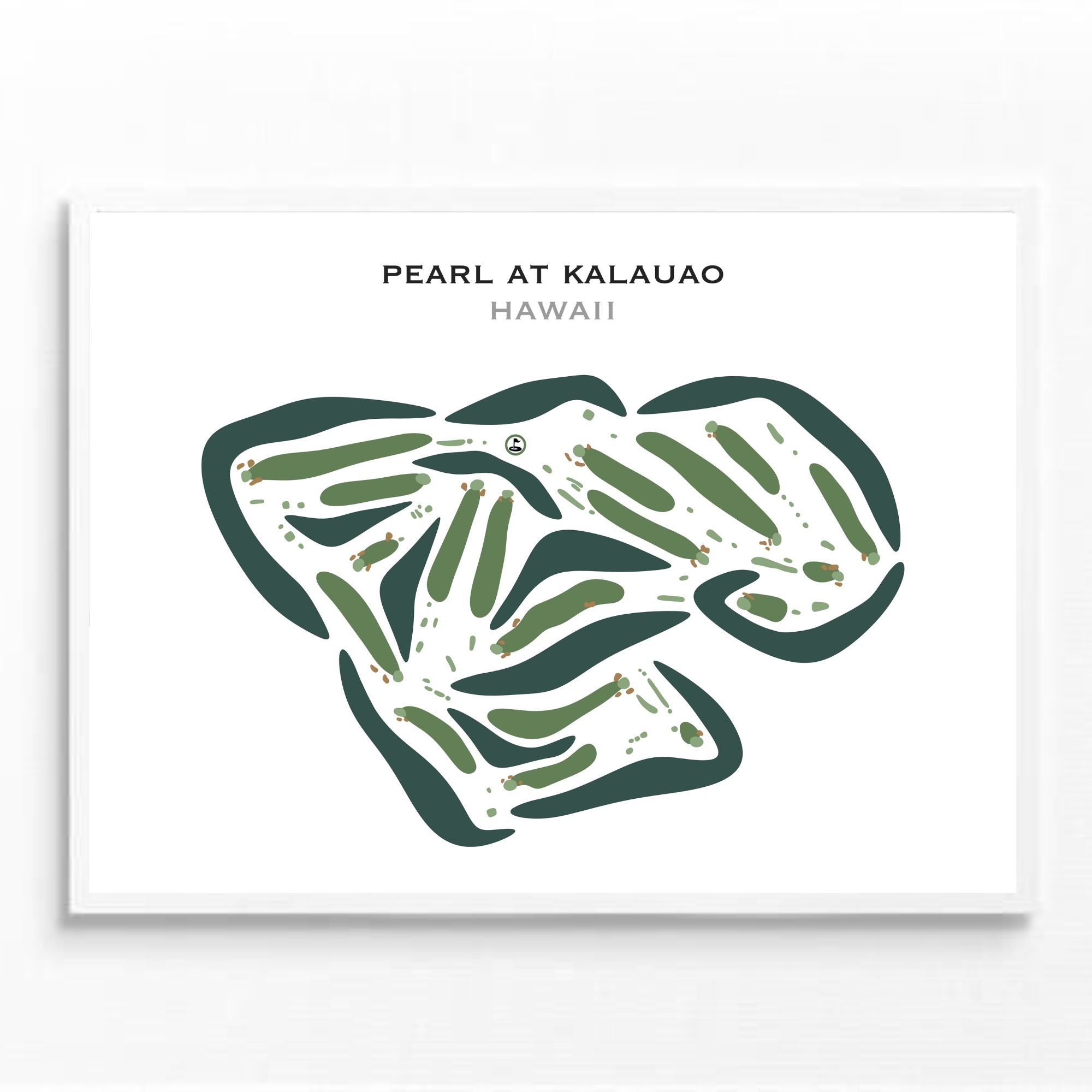 Pearl At Kalauao, Hawaii - Printed Golf Courses