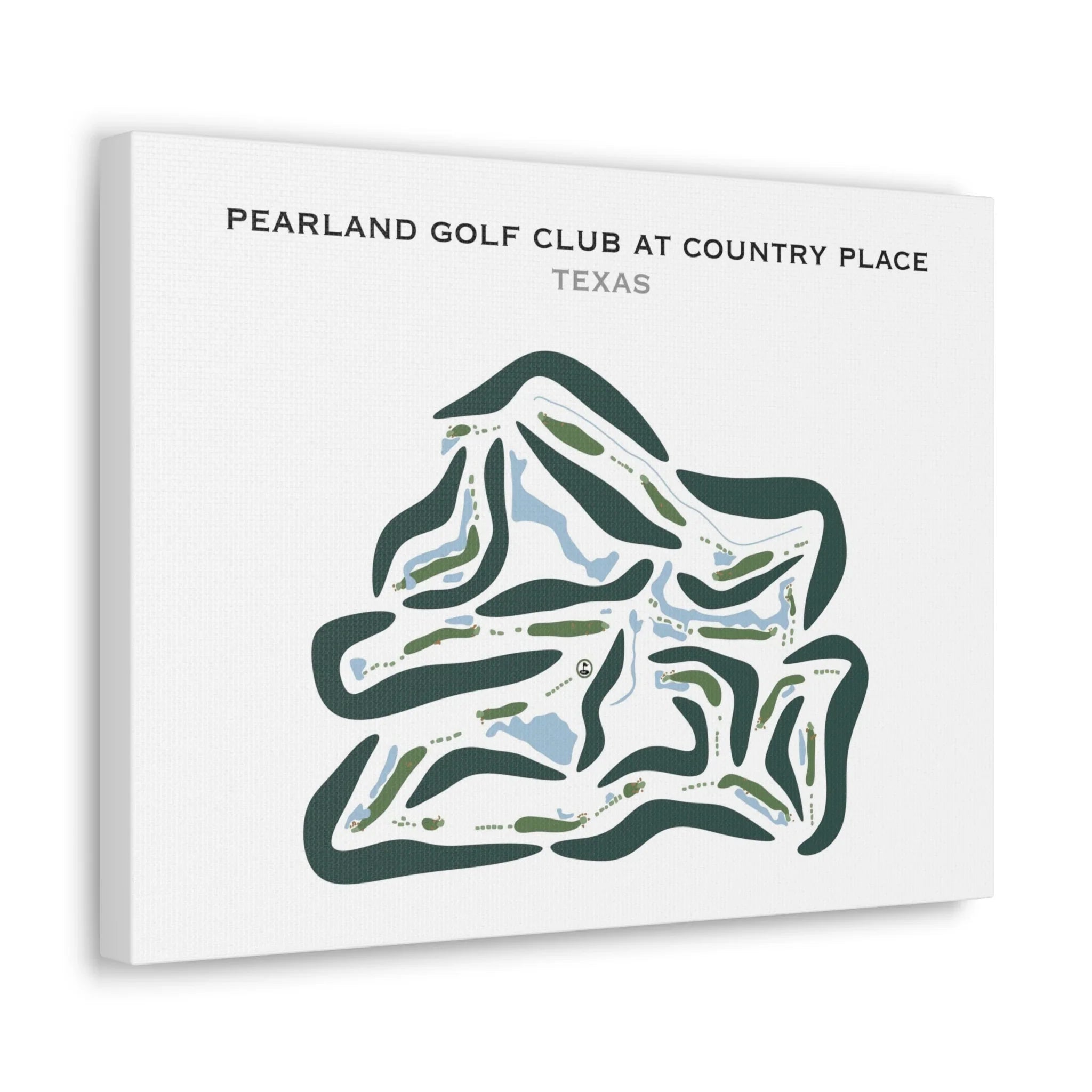 Pearland Golf Club at Country Place, Texas - Printed Golf Courses