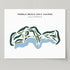 Pebble Beach Golf Links, California - Printed Golf Course