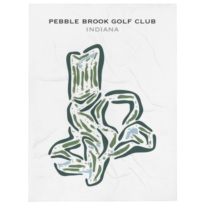 Pebble Brook Golf Club, Indiana - Printed Golf Courses
