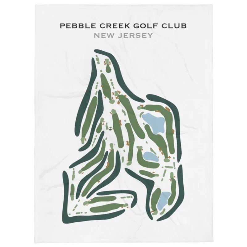 Pebble Creek Golf Club, New Jersey - Printed Golf Course