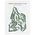 Pebble Creek Golf Club, New Jersey - Printed Golf Course