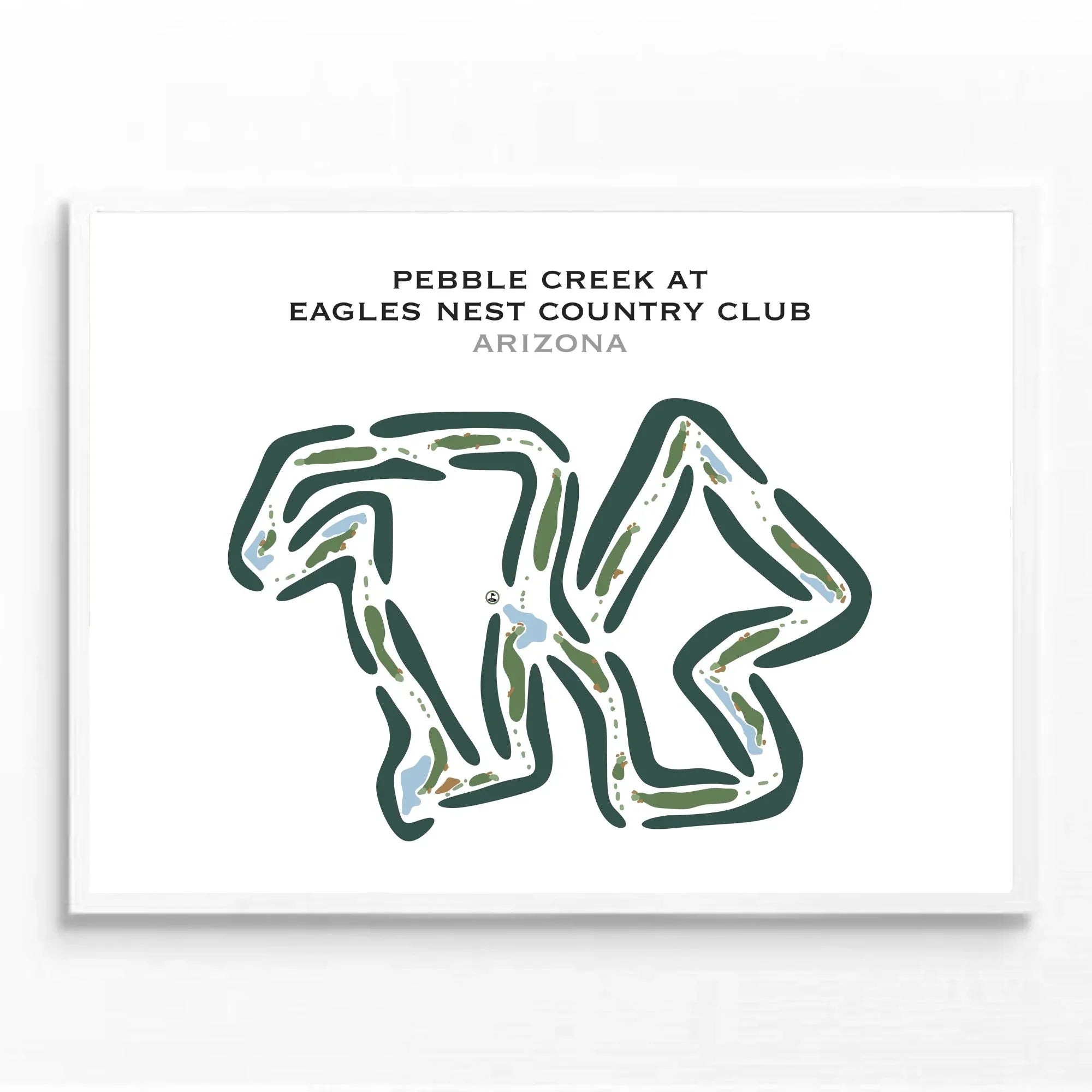 Pebble Creek at Eagle's Nest Country Club, Arizona - Printed Golf Courses