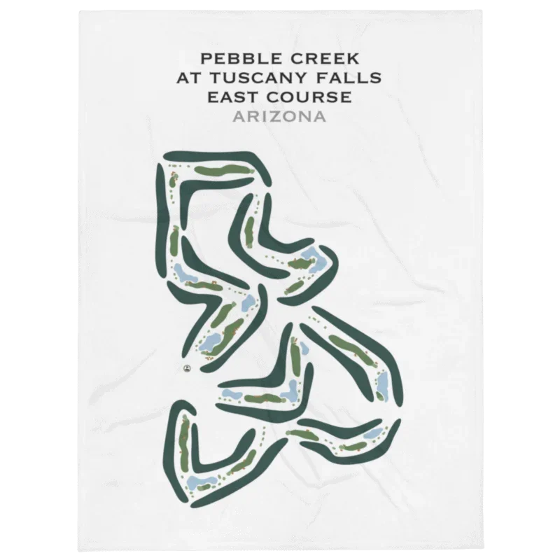 Pebble Creek at Tuscany Falls - East Course, Arizona - Printed Golf Courses