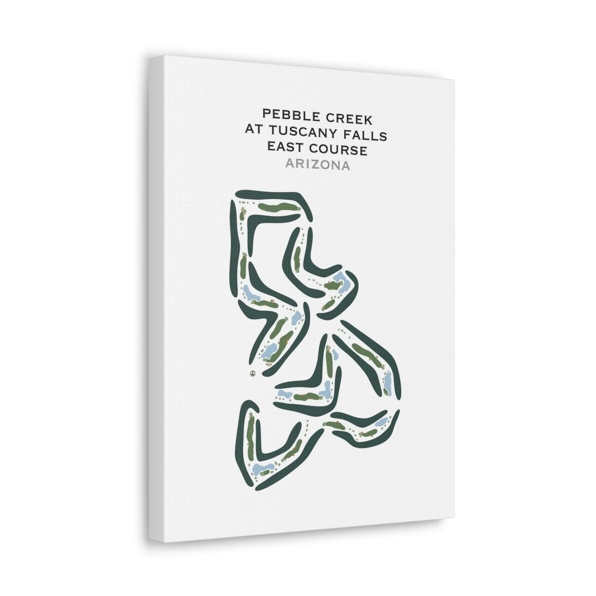 Pebble Creek at Tuscany Falls - East Course, Arizona - Printed Golf Courses