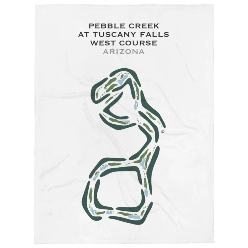 Pebble Creek at Tuscany Falls - West Course, Arizona - Printed Golf Courses
