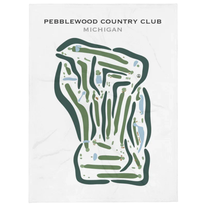 Pebblewood Country Club, Michigan - Printed Golf Courses