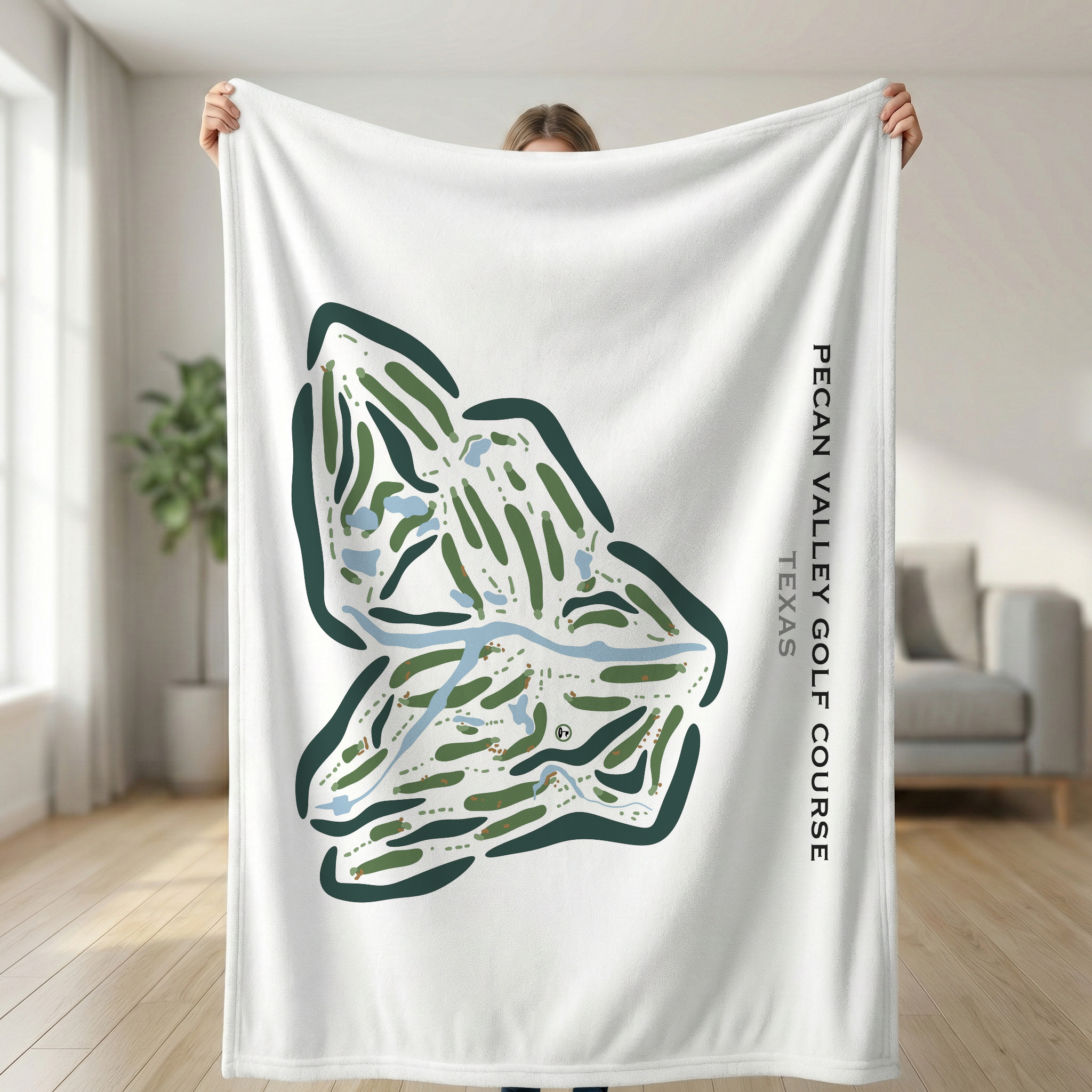 Pecan Valley Golf Course, Texas - Printed Golf Courses