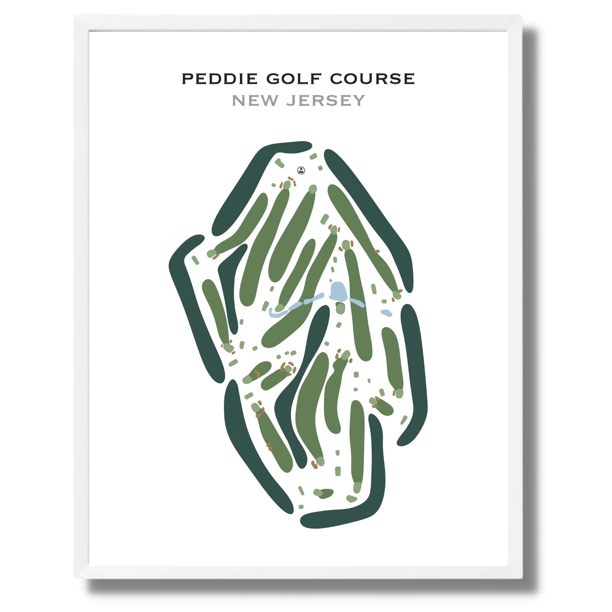 Peddie Golf Course, New Jersey - Printed Golf Courses