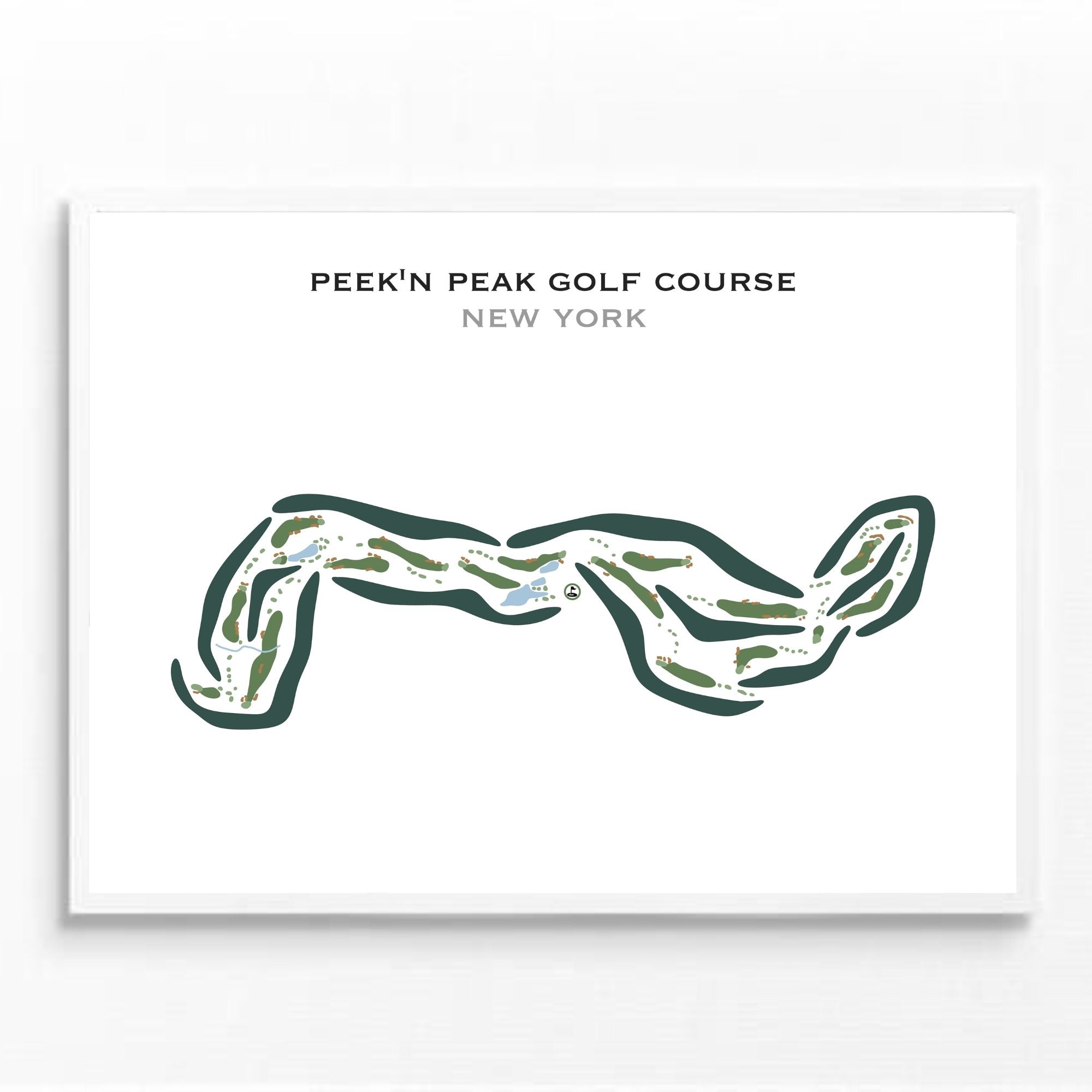 Peek'n Peak Golf Course, New York - Printed Golf Courses