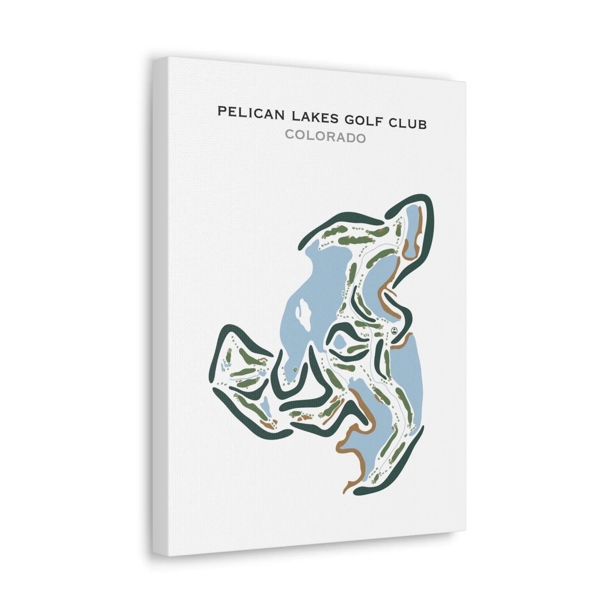 Pelican Lakes Golf Course, Colorado - Printed Golf Courses