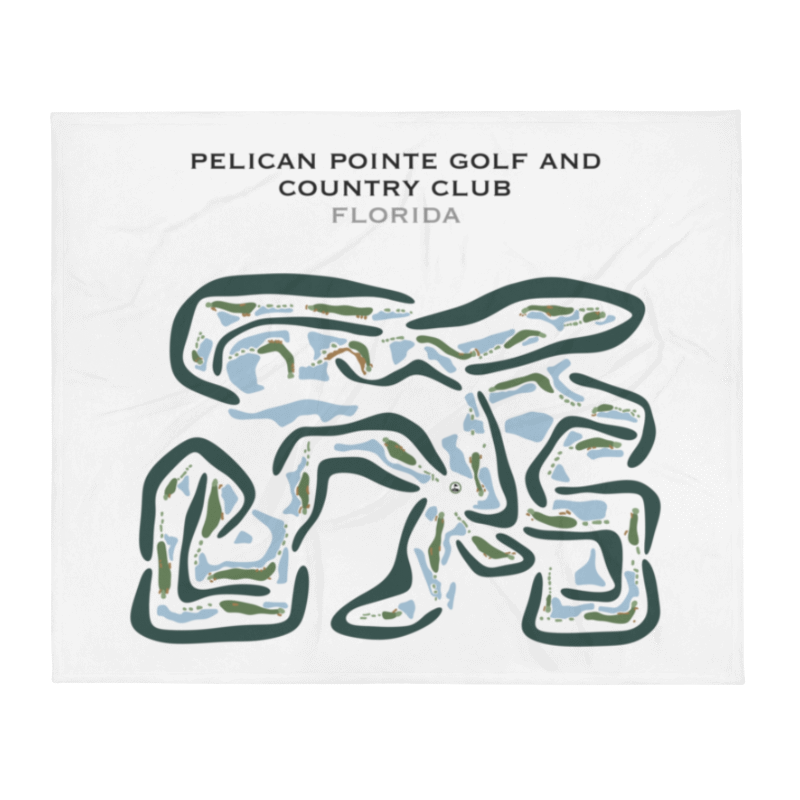 Pelican Pointe Golf and Country Club, Florida - Printed Golf Courses