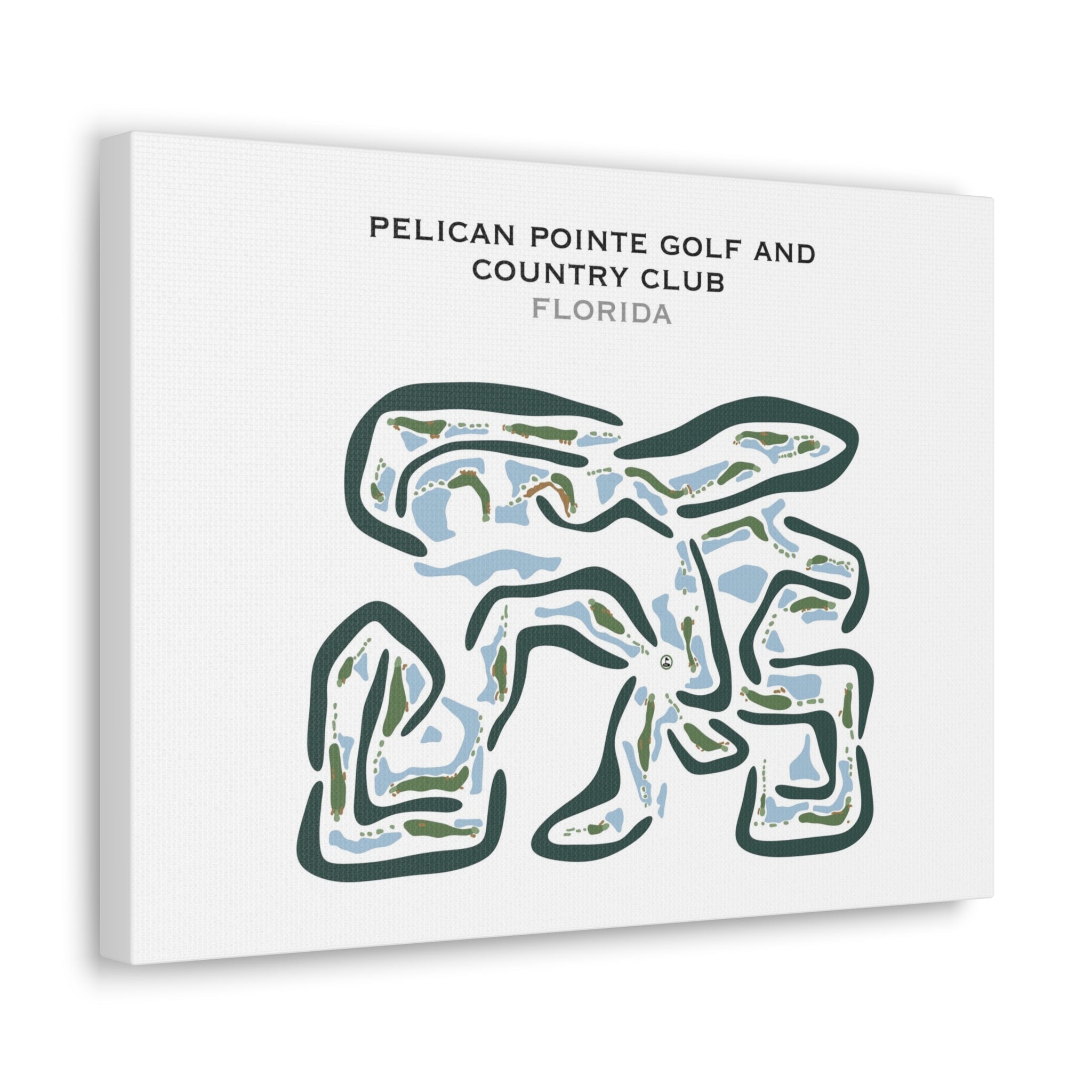 Pelican Pointe Golf and Country Club, Florida - Printed Golf Courses