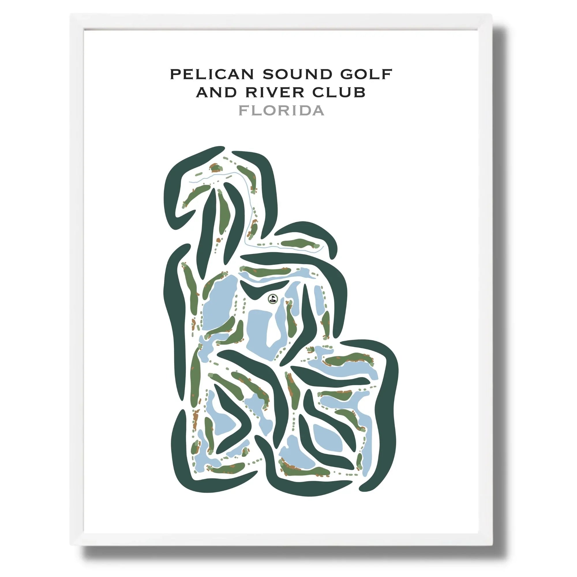 Pelican Sound Golf & River Club, Florida - Printed Golf Courses