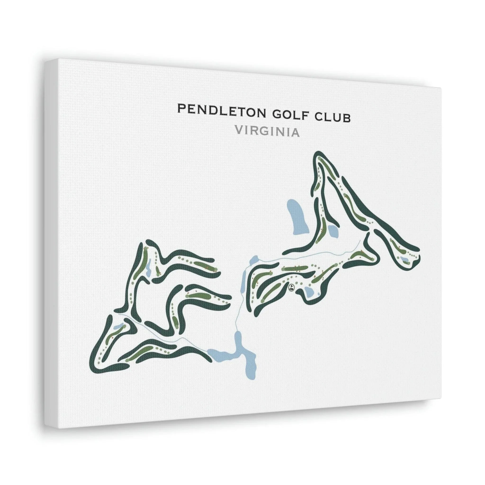 Pendleton Golf Club, Virginia - Printed Golf Courses