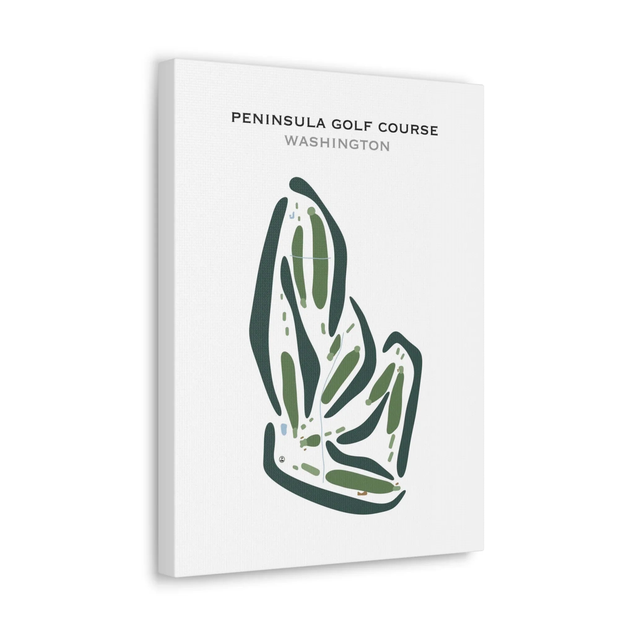 Peninsula Golf Course, Washington - Printed Golf Courses