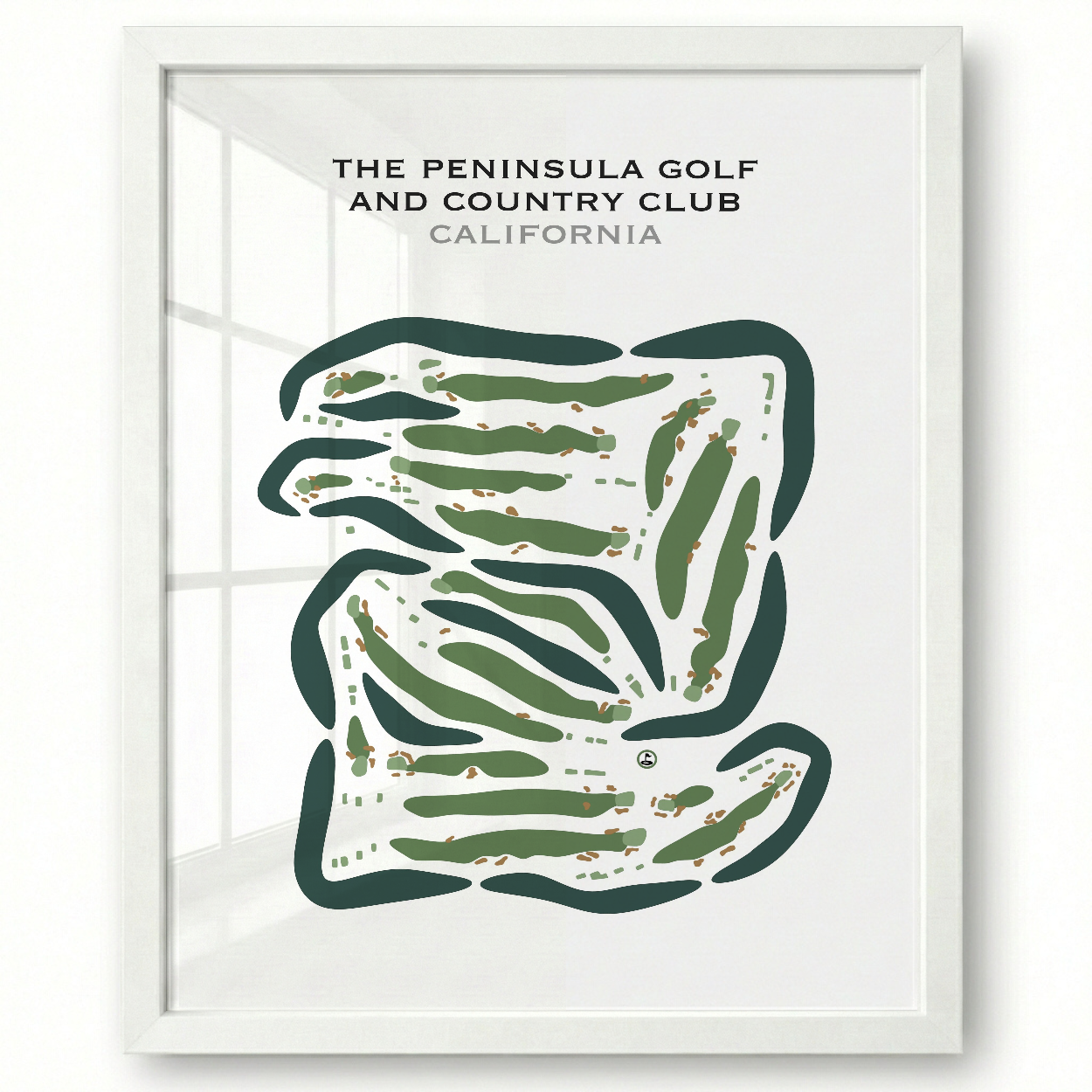 The Peninsula Golf & Country Club, California - Printed Golf Courses
