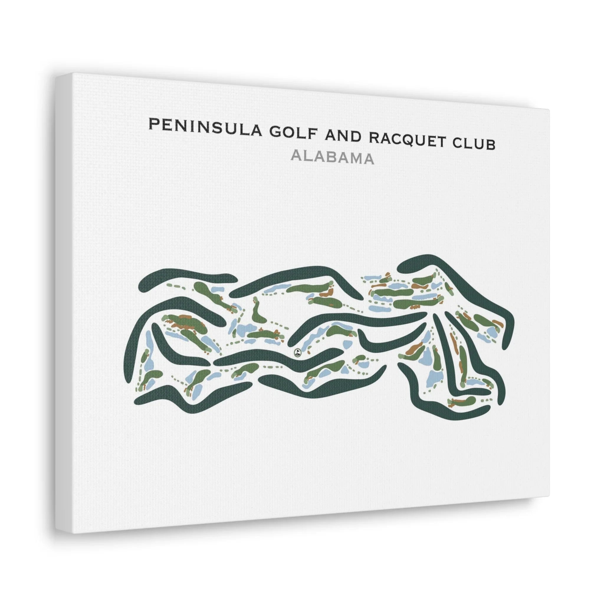 Peninsula Golf & Racquet Club, Alabama - Printed Golf Courses