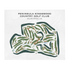 Peninsula Kingswood Country Golf Club, Australia - Printed Golf Course