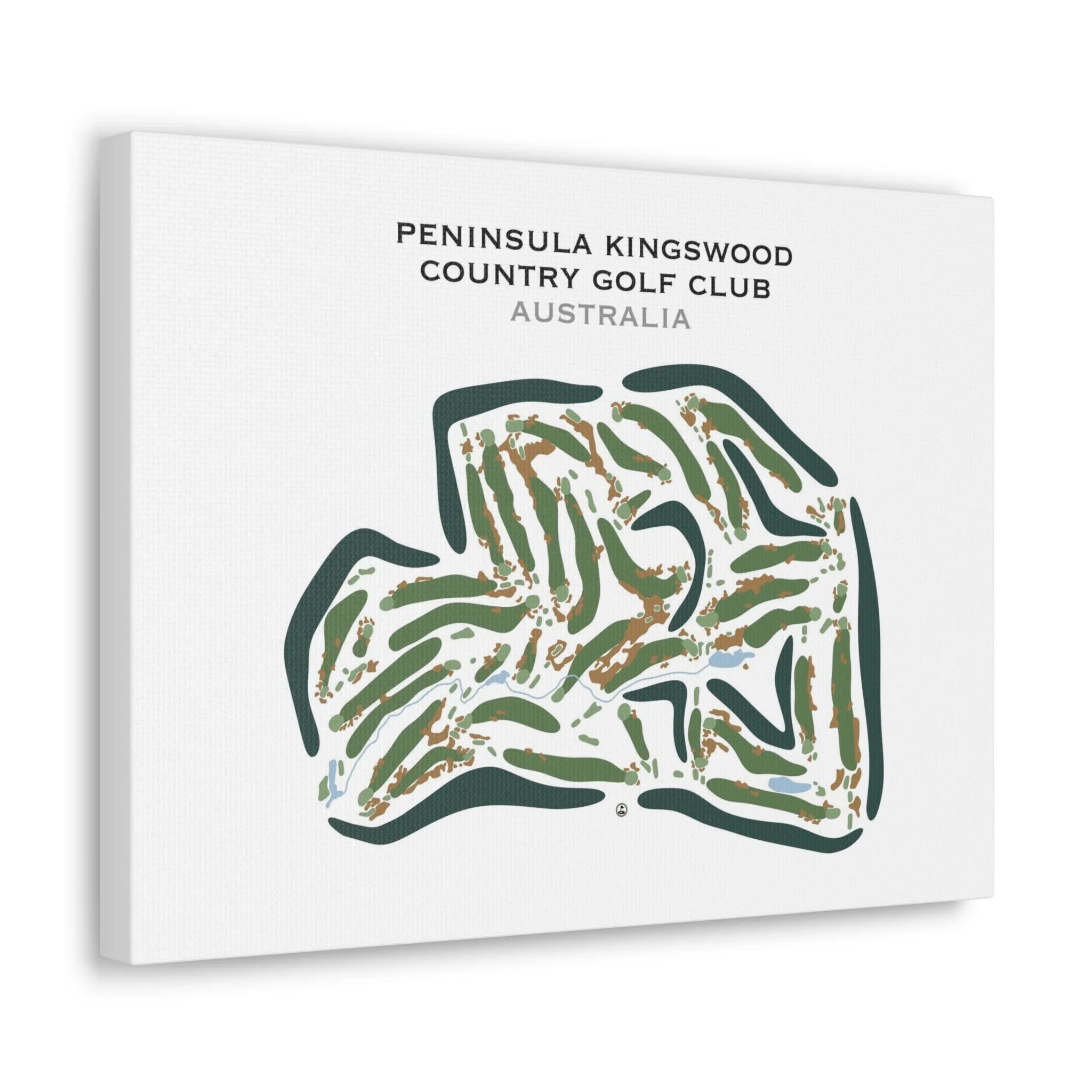 Peninsula Kingswood Country Golf Club, Australia - Printed Golf Course