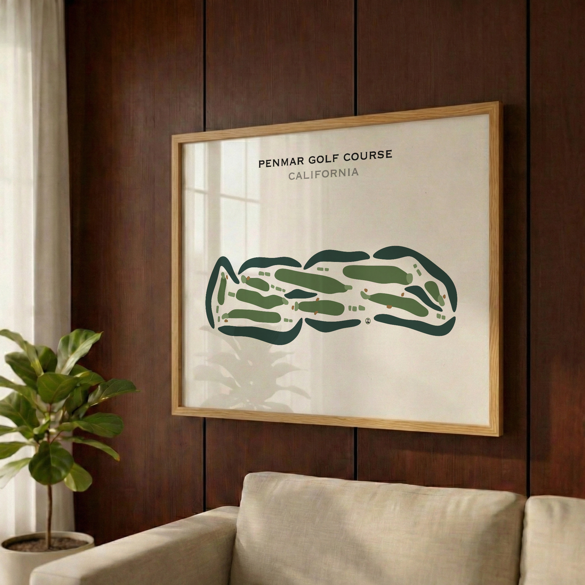 Penmar Golf Course, California - Printed Golf Courses