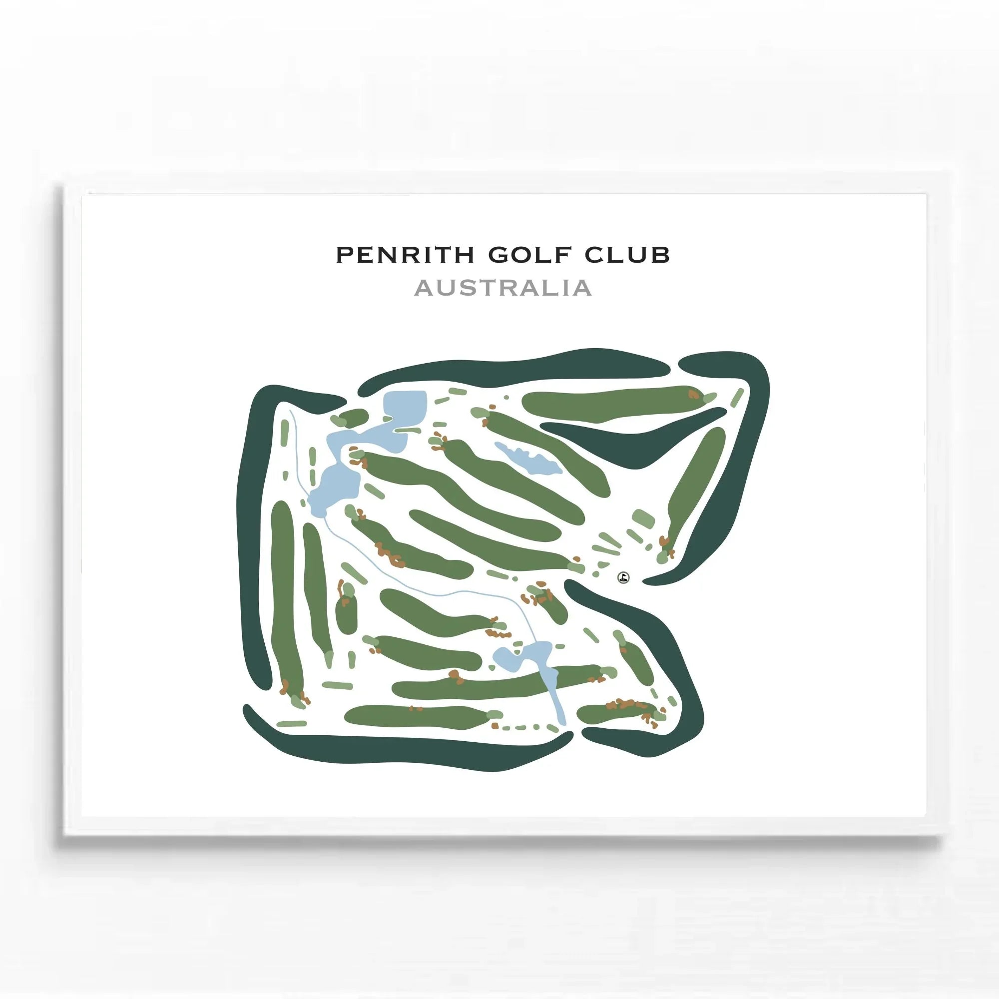 Penrith Golf Club, Australia - Printed Golf Courses
