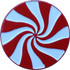 Peppermint Candy Ball Marker & Hat Clip by ReadyGOLF