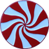 Peppermint Candy Ball Marker & Hat Clip by ReadyGOLF