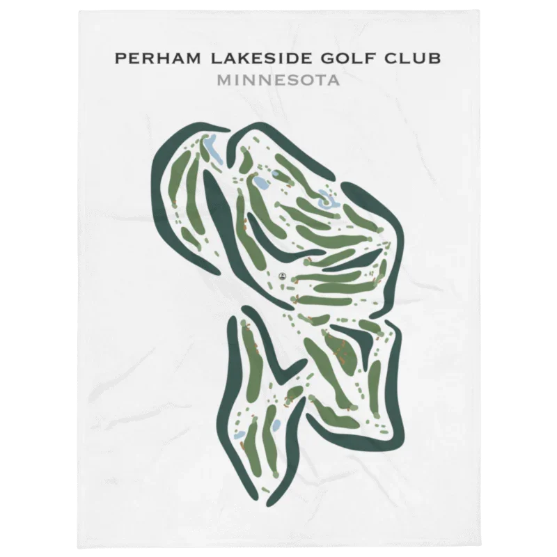Perham Lakeside Golf Club, Minnesota - Printed Golf Courses