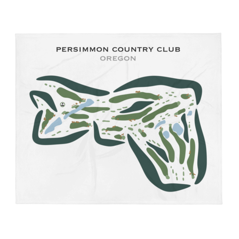 Persimmon Country Club, Oregon - Printed Golf Courses