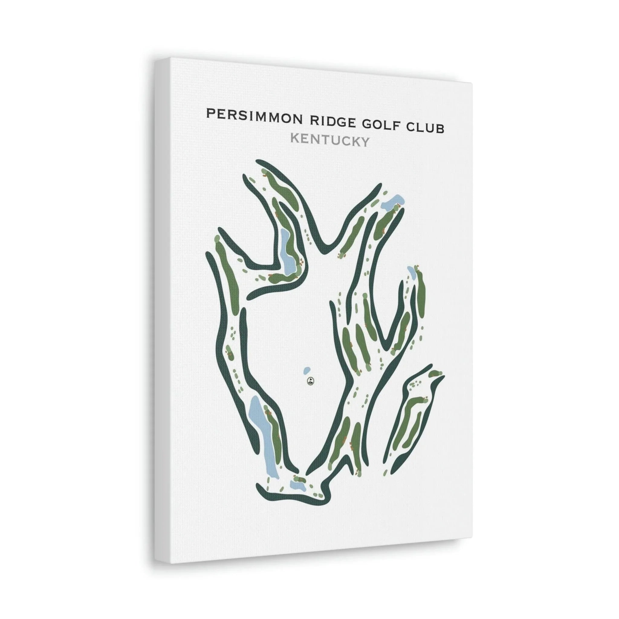 Persimmon Ridge Golf Club, Kentucky - Printed Golf Course