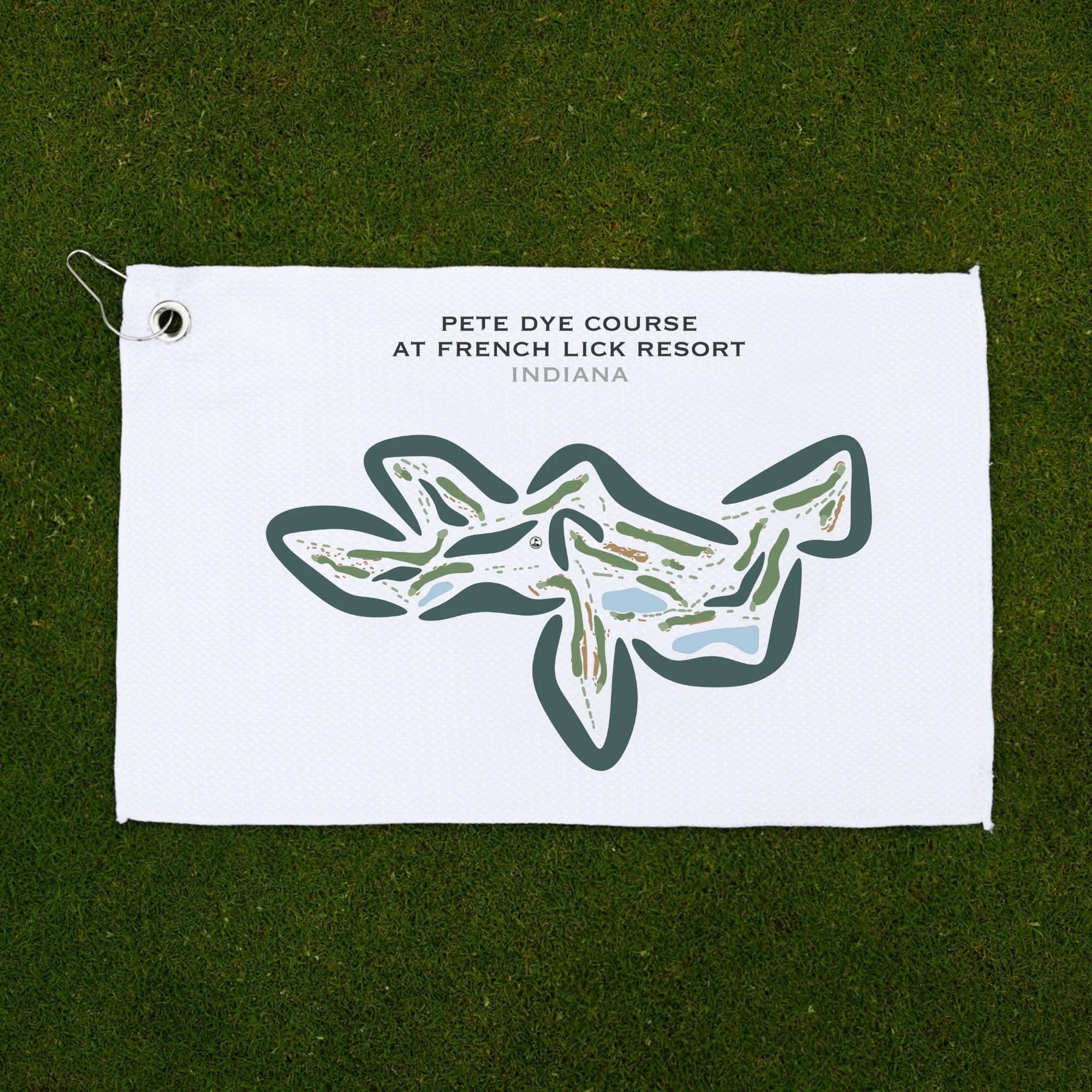 Pete Dye Course at French Lick Resort, Indiana - Printed Golf Courses