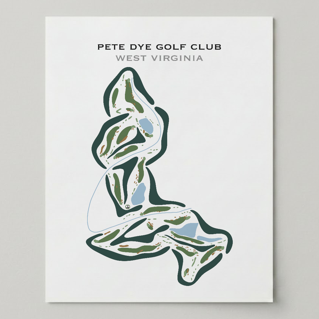 Overbrook Golf Club, Pennsylvania - Printed Golf Courses