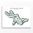 Pete Dye Golf Course, Indiana - Printed Golf Courses