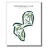Pewaukee Golf Club, Wisconsin - Printed Golf Courses