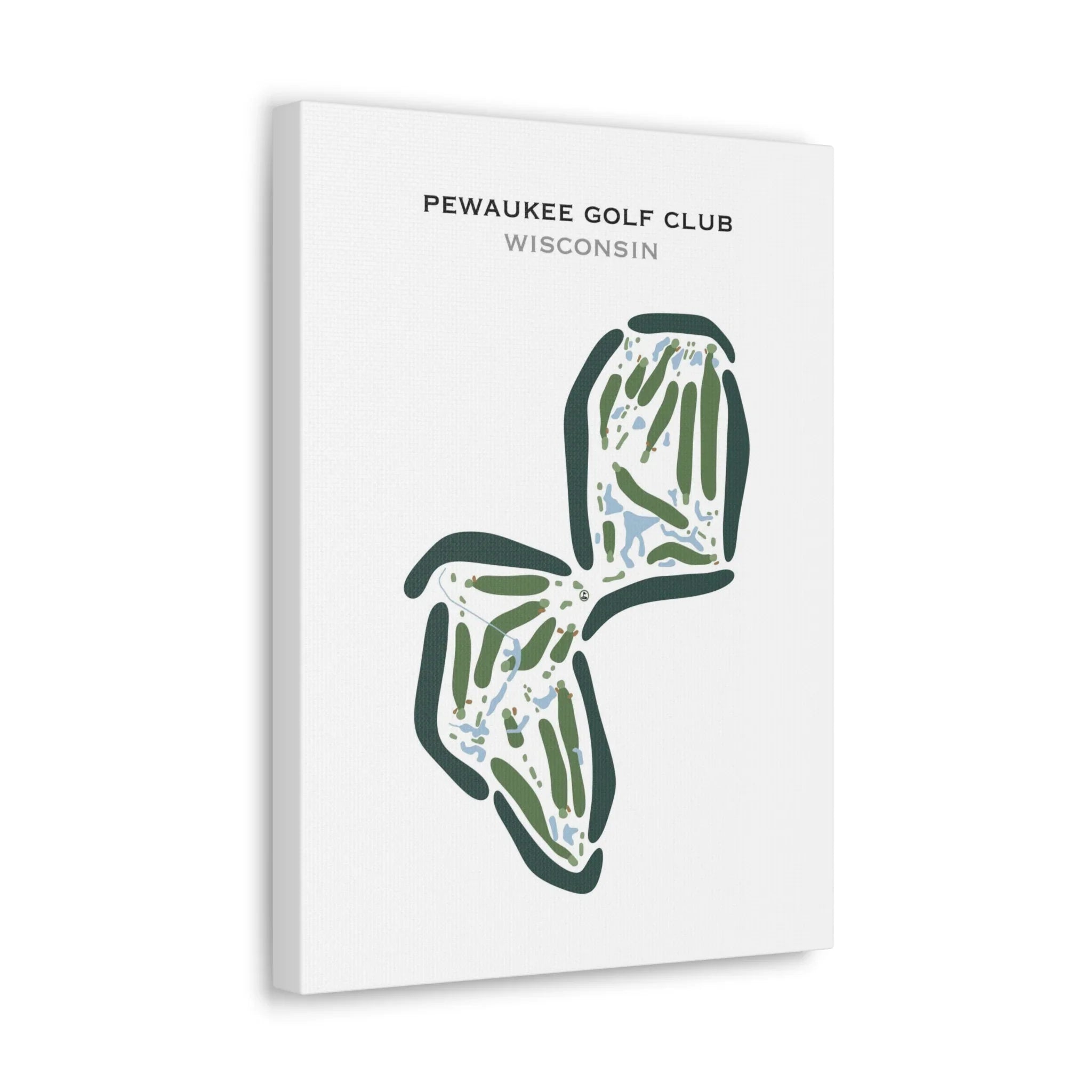 Pewaukee Golf Club, Wisconsin - Printed Golf Courses