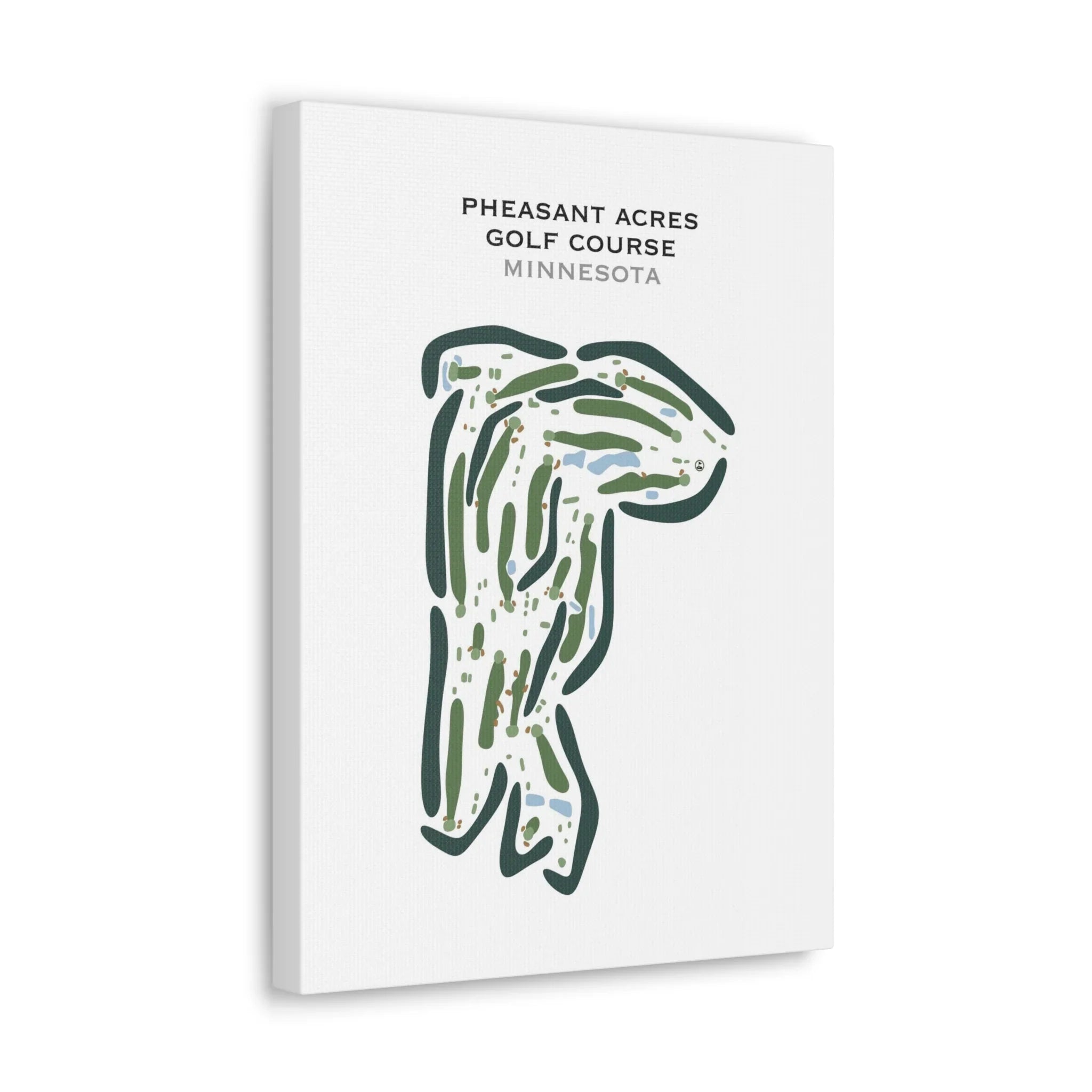 Pheasant Acres Golf Course, Minnesota - Printed Golf Courses
