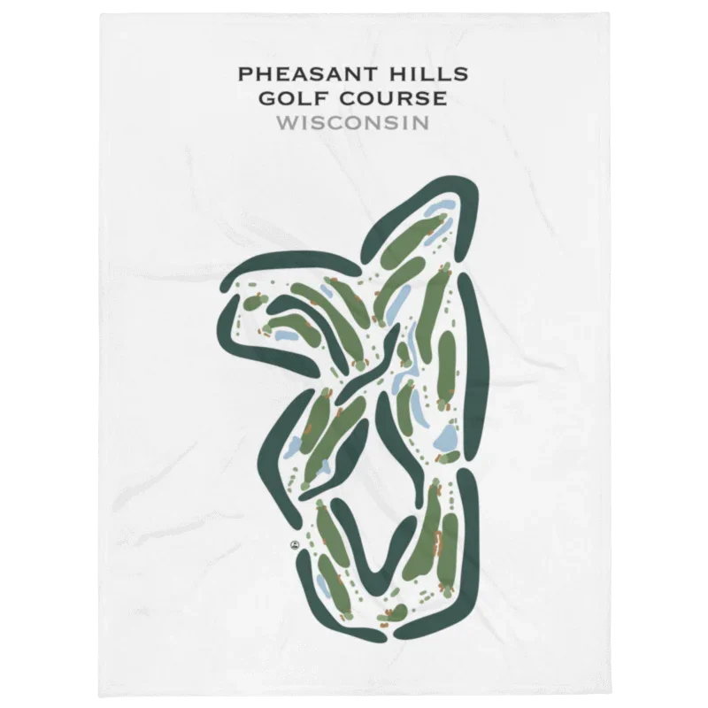 Pheasant Hills Golf Course, Wisconsin - Printed Golf Course