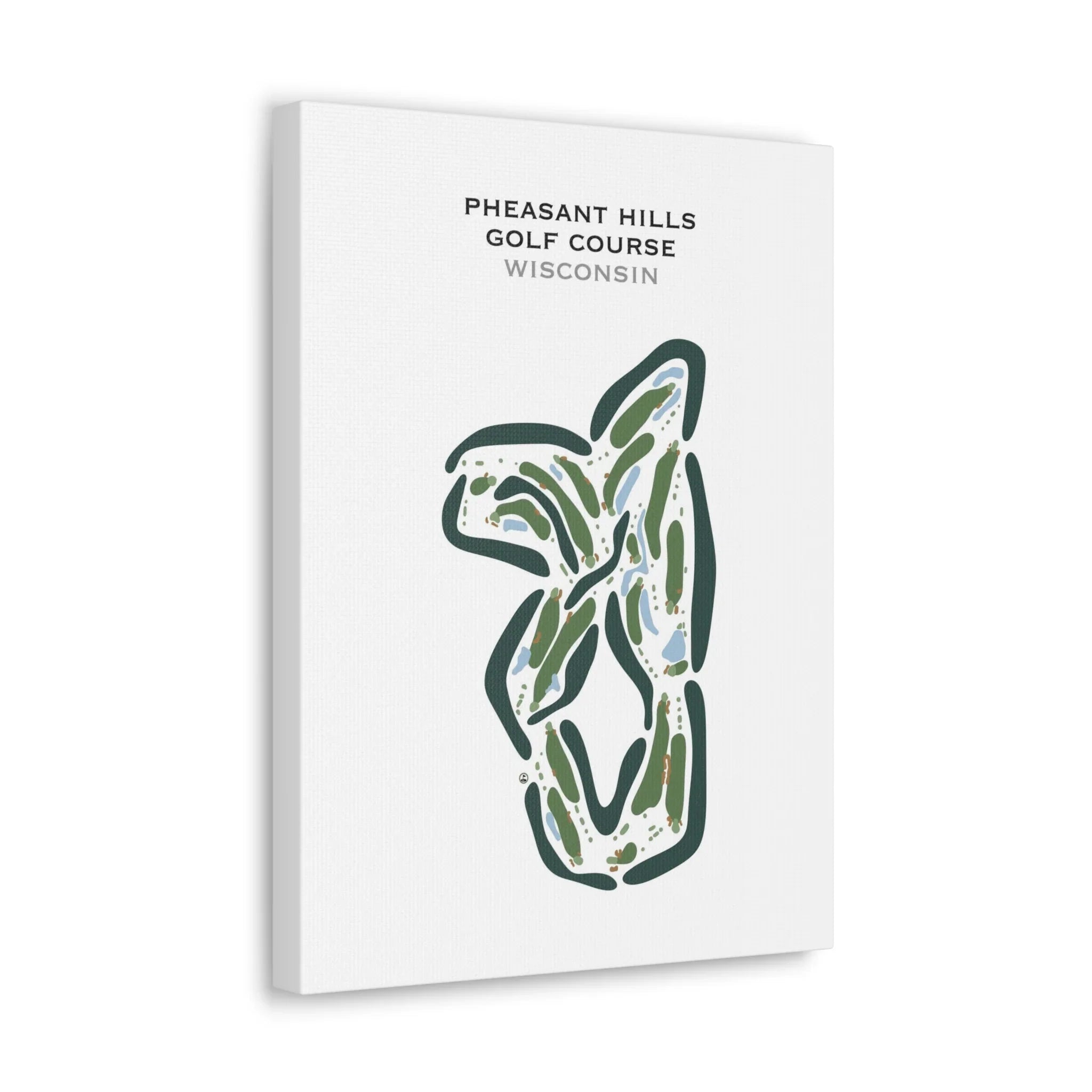 Pheasant Hills Golf Course, Wisconsin - Printed Golf Course