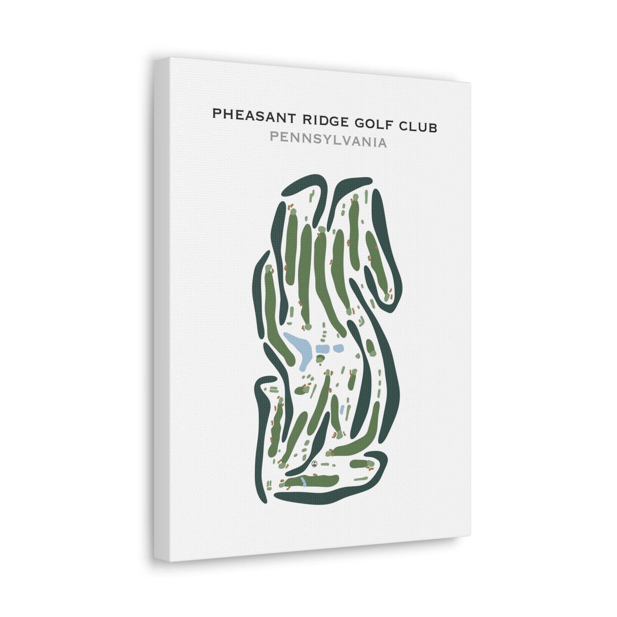 Pheasant Ridge Golf Club, Pennsylvania - Printed Golf Courses