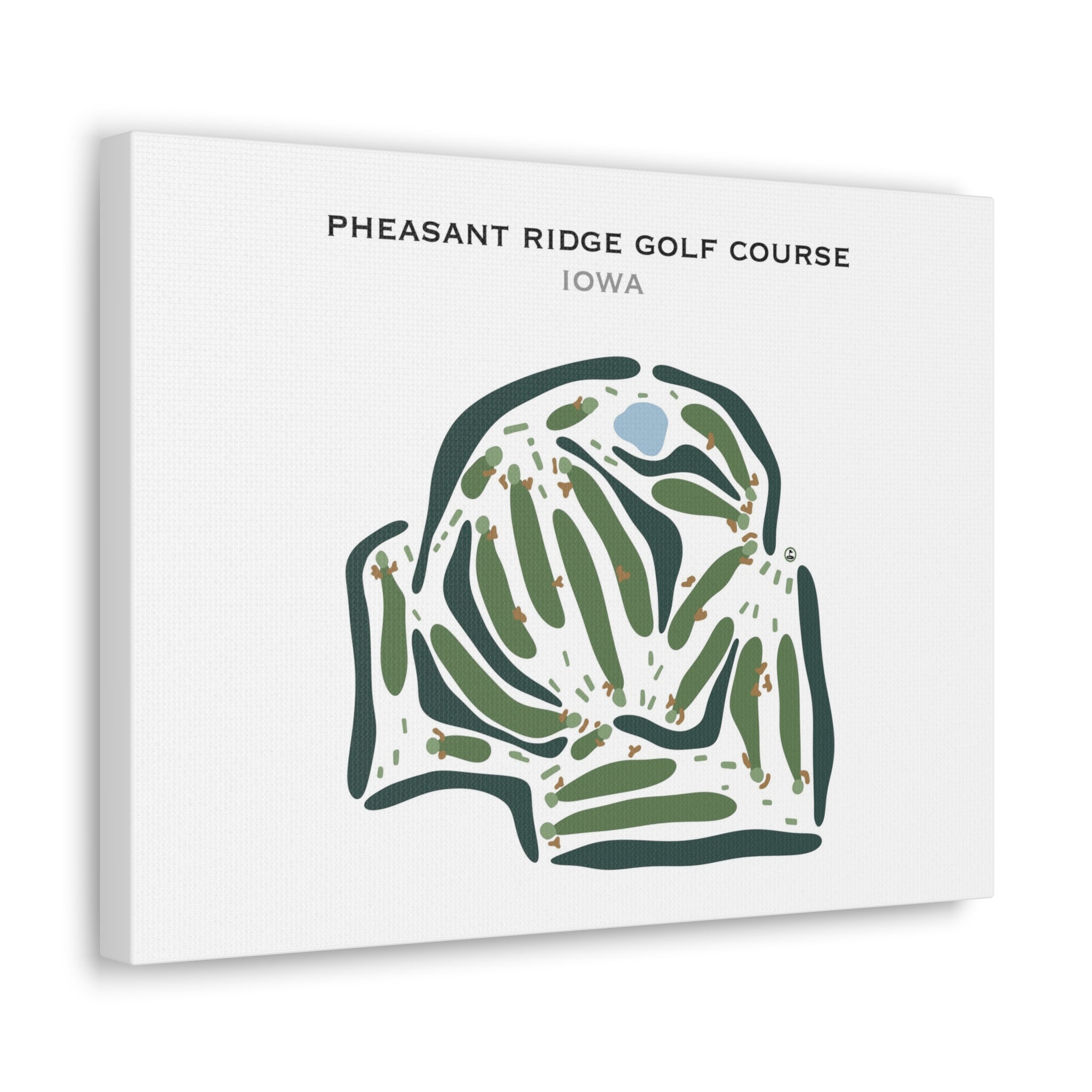 Pheasant Ridge Golf Course, Iowa - Printed Golf Courses