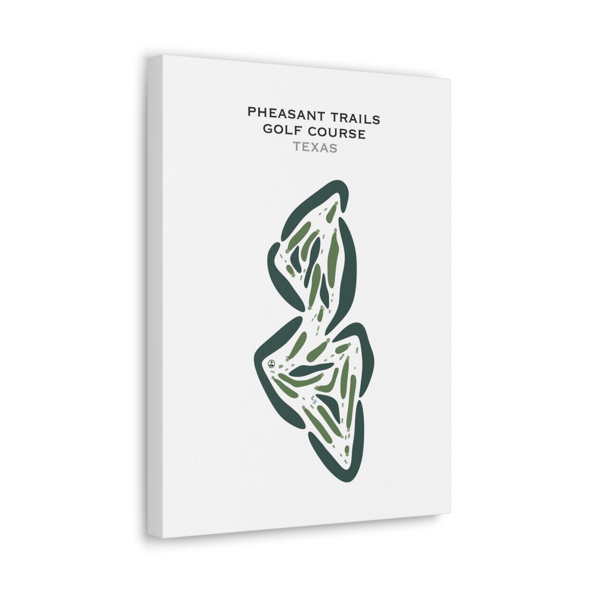 Pheasant Trails Golf Course, Texas - Printed Golf Courses