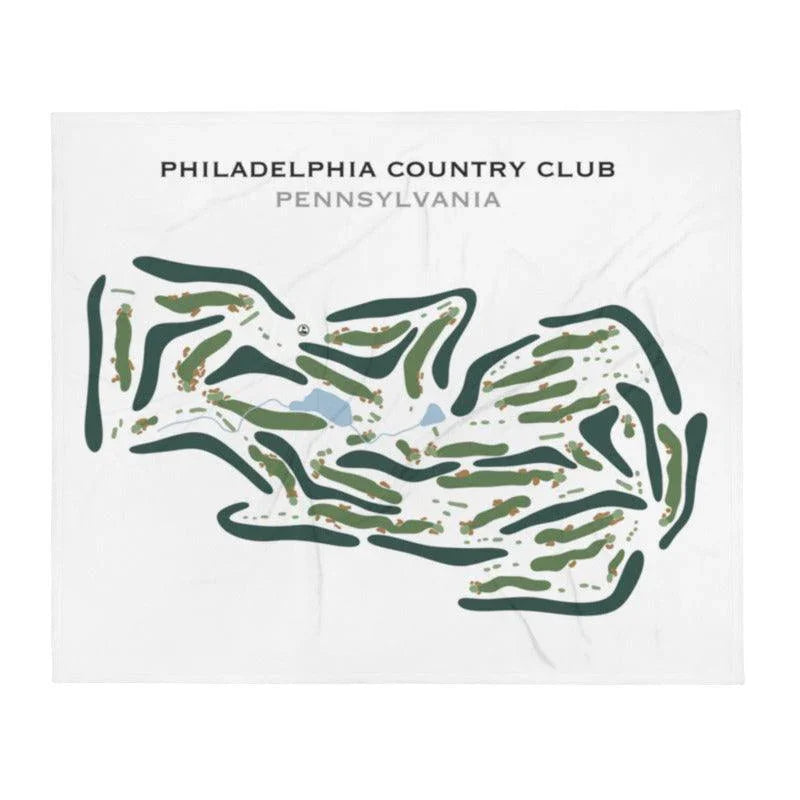 Philadelphia Country Club, Pennsylvania - Printed Golf Course