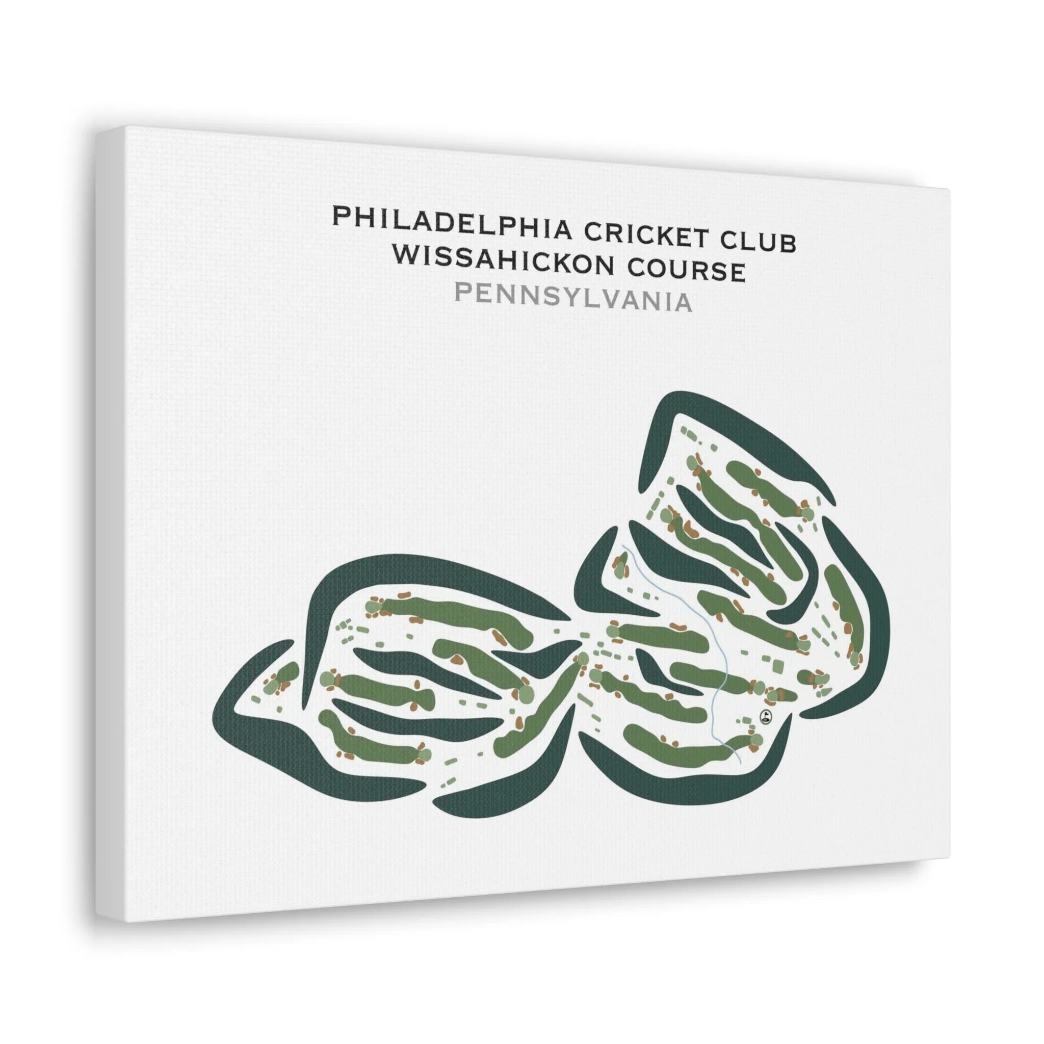 Philadelphia Cricket Club, Wissahickon Course, Pennsylvania - Printed Golf Course