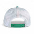 Dumpster Fire Golf Hat | Snapback Cap | Built-in Magnetic Ball Marker Holder + Marker Included | Adjustable | Trash Waste White, Teal
