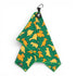Green Dino Nugget Golf Towel | Premium Double-Sided Microfiber | Heavy-Duty Magnetic Towel with Carabiner Clip | 24 x 16 in