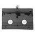 VHS Tape Golf Towel | Premium Double-Sided Microfiber | Heavy-Duty Magnetic Towel with Carabiner Clip | 24 x 16 in